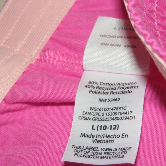 Wonder Nation Pink Elastic Waist Active Girls Shorts - Picture 6 of 7